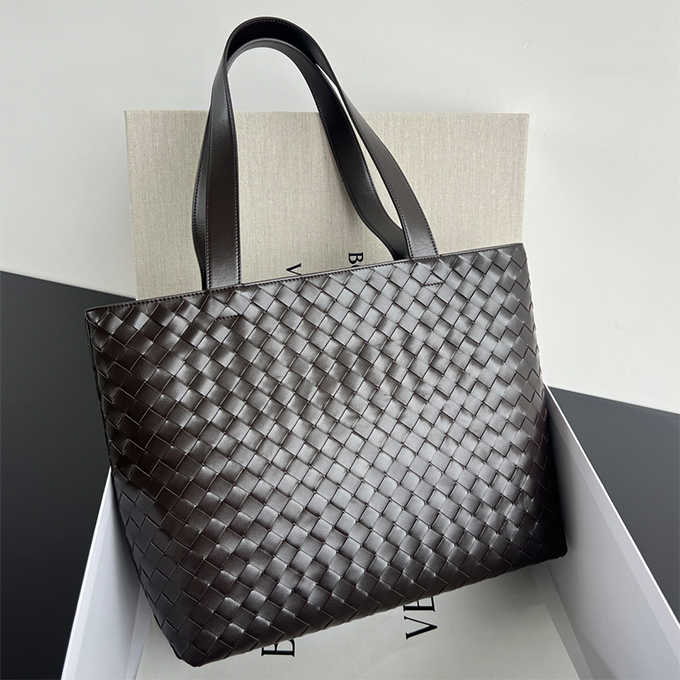 bottega veneta large zip intrecciato leather tote bag #786666